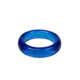 Sistie Jess Chunky Ring BlueTrans str. 55 hos parfumerihamoghende.dk 